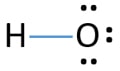 mark lone pairs on OH- ion